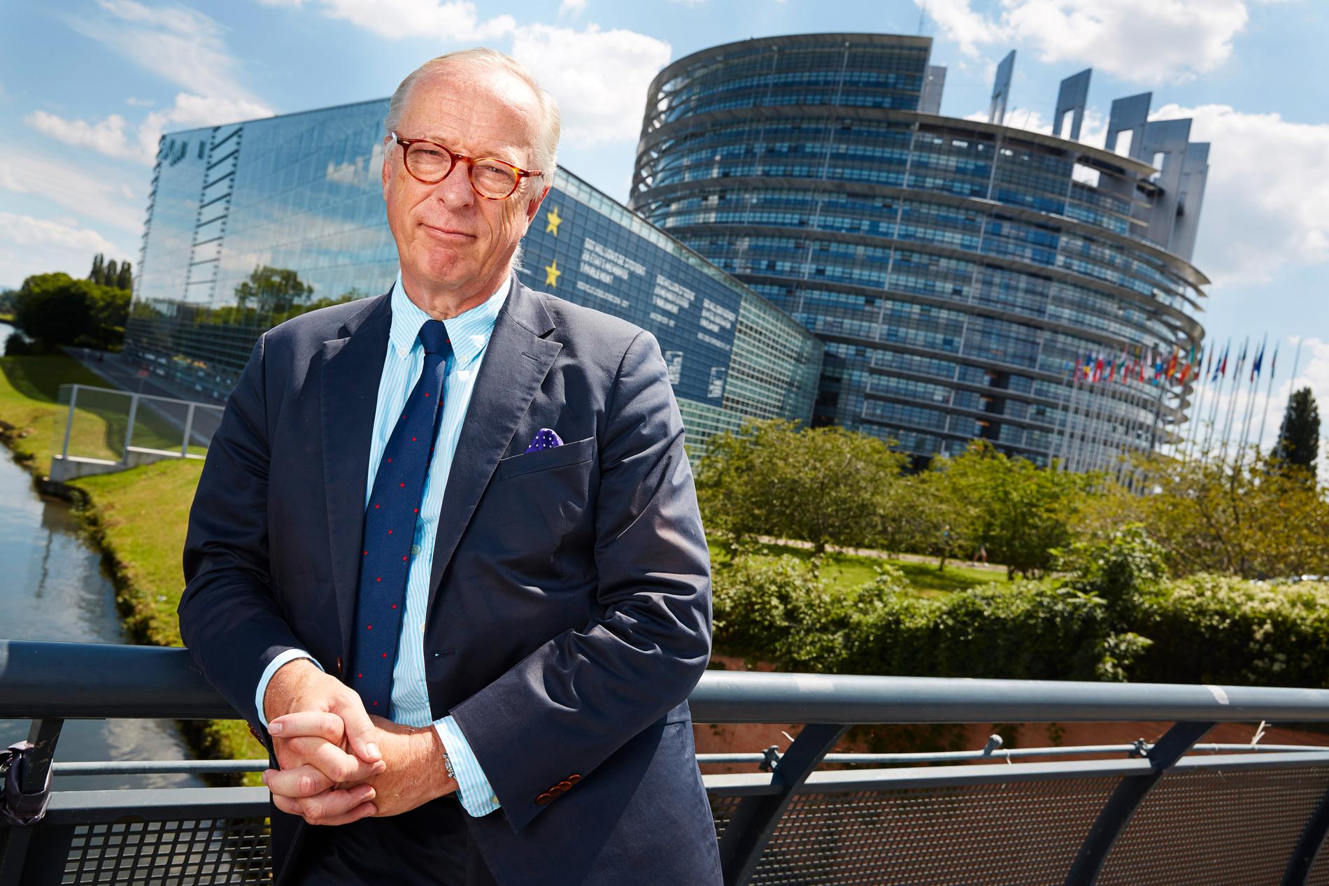 "Lika roligt nu som då", tycker Gunnar Hökmark (M) om EU-parlamentet i Strasbourg. Ändå lämnar han nu, efter 15 år som ledamot. Arkivfoto.