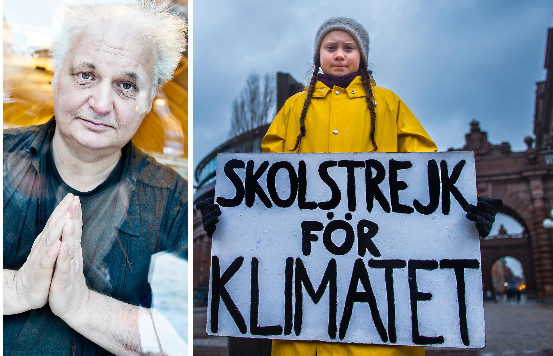 Göran Greider sätter sitt framtidshopp till Greta Thunberg-aktivismen