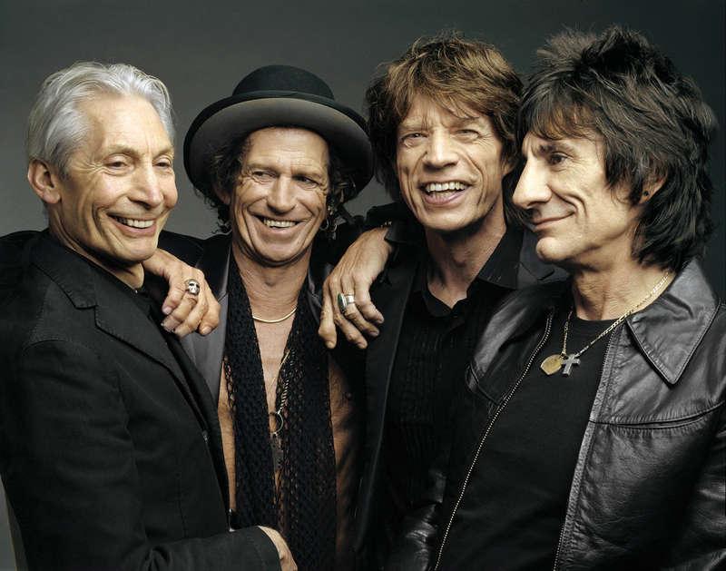 Mick Jagger, Keith Richards, Ronnie Wood och Charlie Watts.