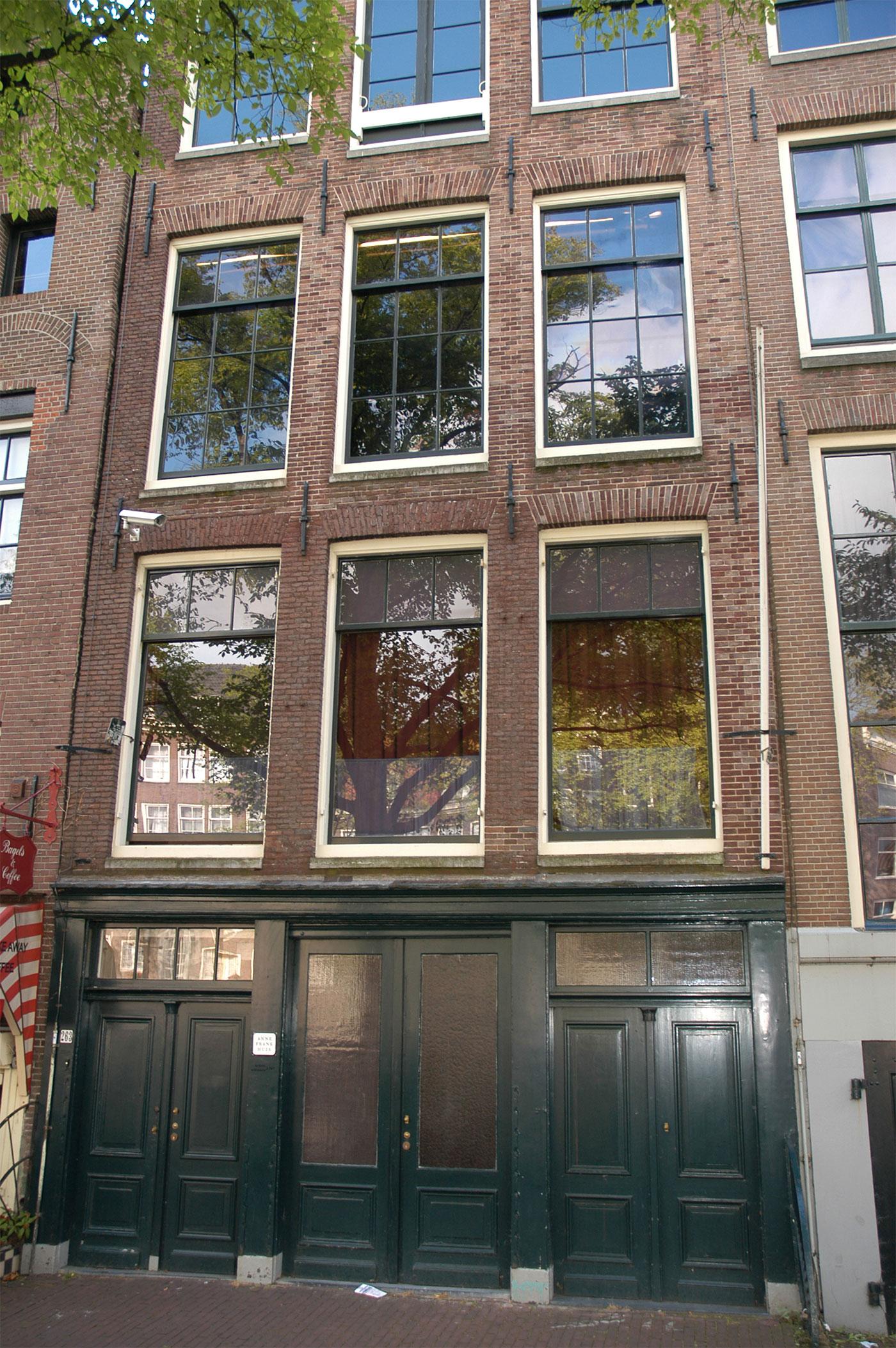 Anne Frank-huset i Amsterdam.