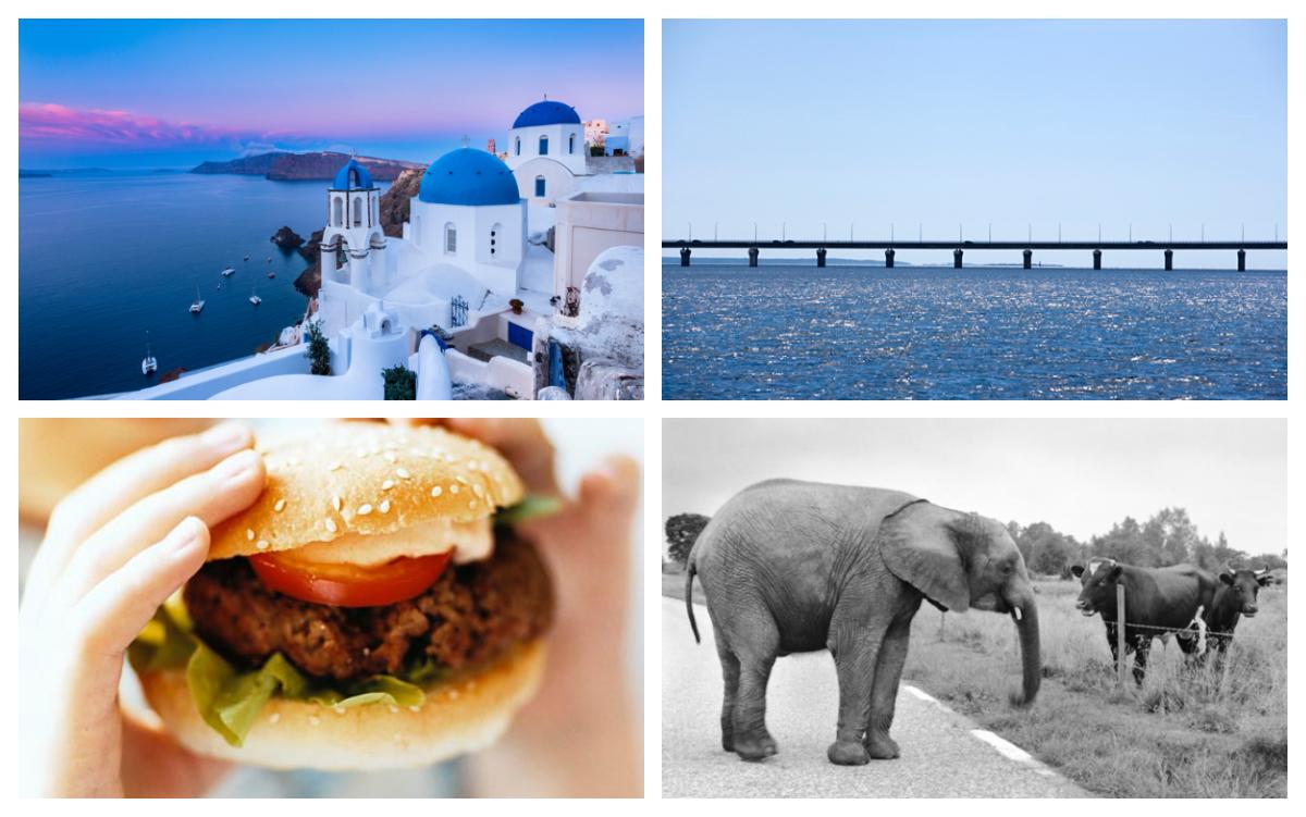 En grekisk ö, en elefantparad, en hamburgare för vänsterhänta och Öland på drift – här listar vi några av de mest klassiska aprilskämten.