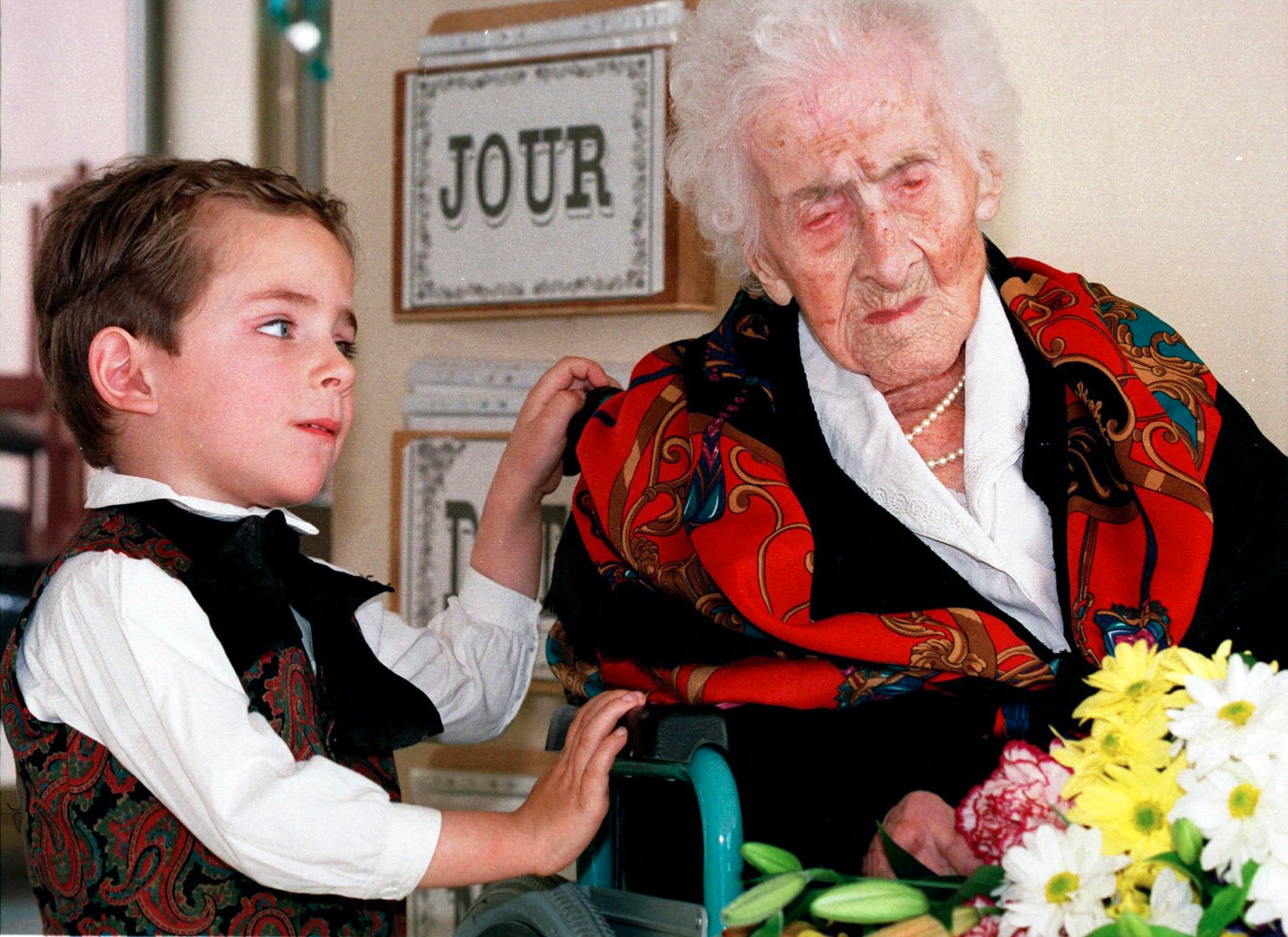 1997 dog världens äldsta kvinna Jeanne Calment vid 122 års ålder.