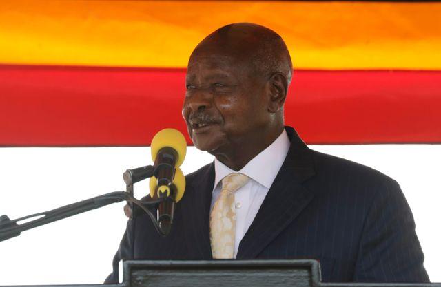 Ugandas president Yoweri Museveni.