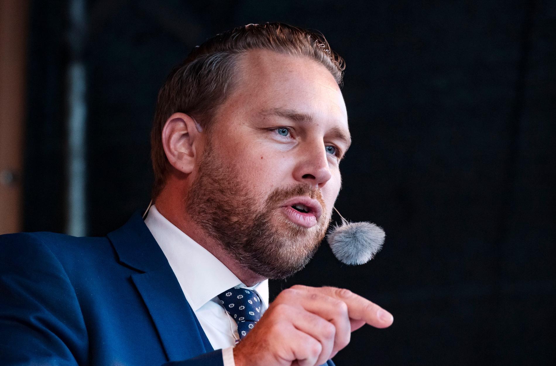 Mattias Karlsson lämnar uppdraget som gruppledare för Sverigedemokraterna i riksdagen. Arkivbild.
