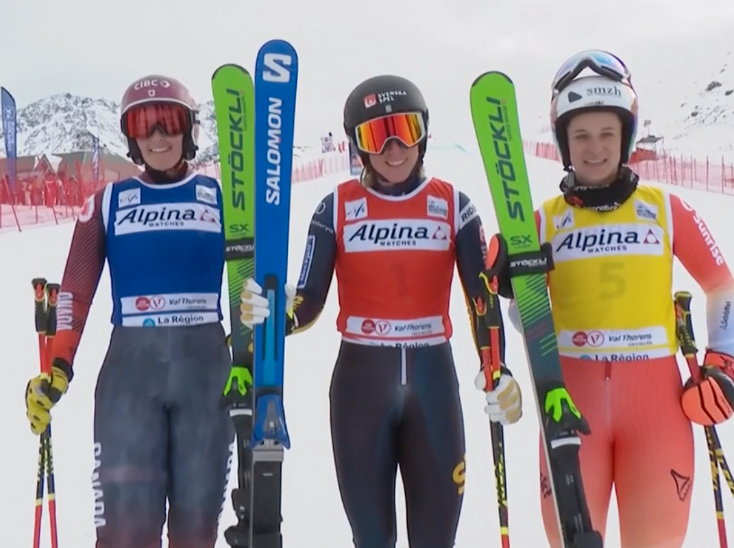 Sandra Näslund vann världscuppremiären i skicross