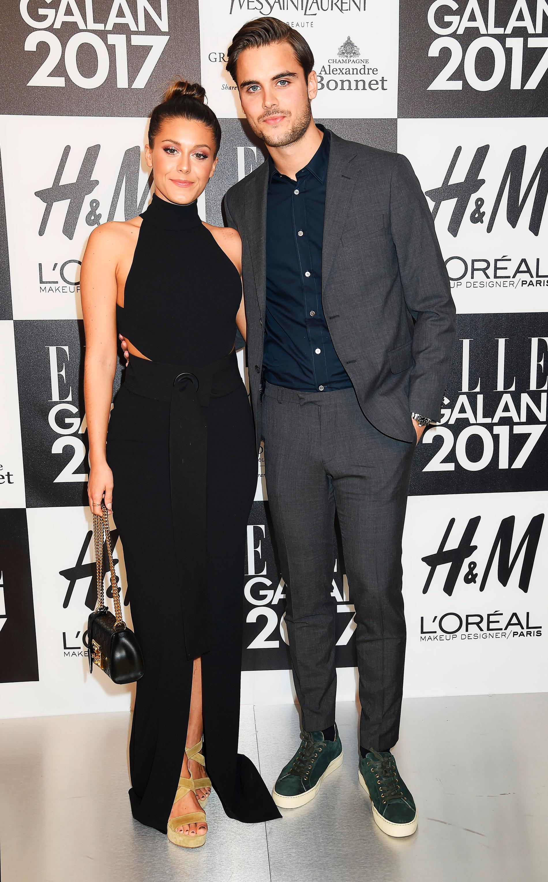 Bianca Ingrosso och Philippe Cohen på Elle-galan.