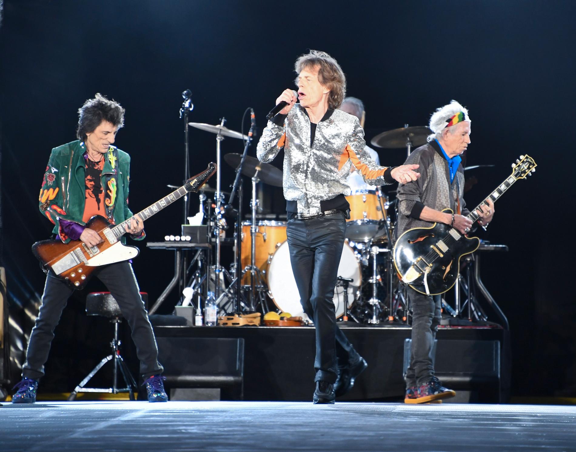 Rolling Stones höll turnépremiär i Hamburg.