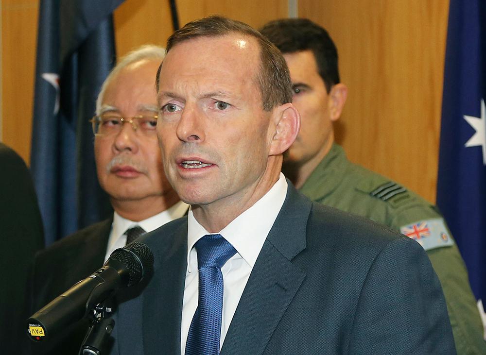 Tony Abbott, Australiens premiärminister.