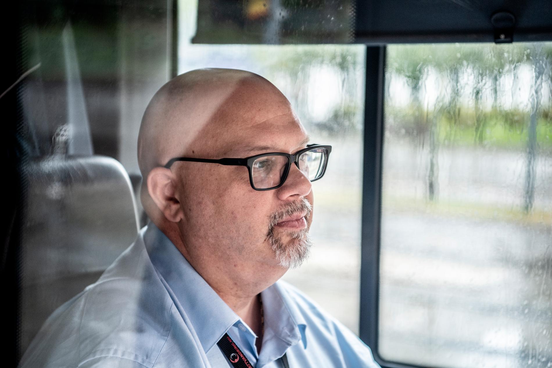 Mauro Ceccon, 52, är busschaufför i Stockholm.