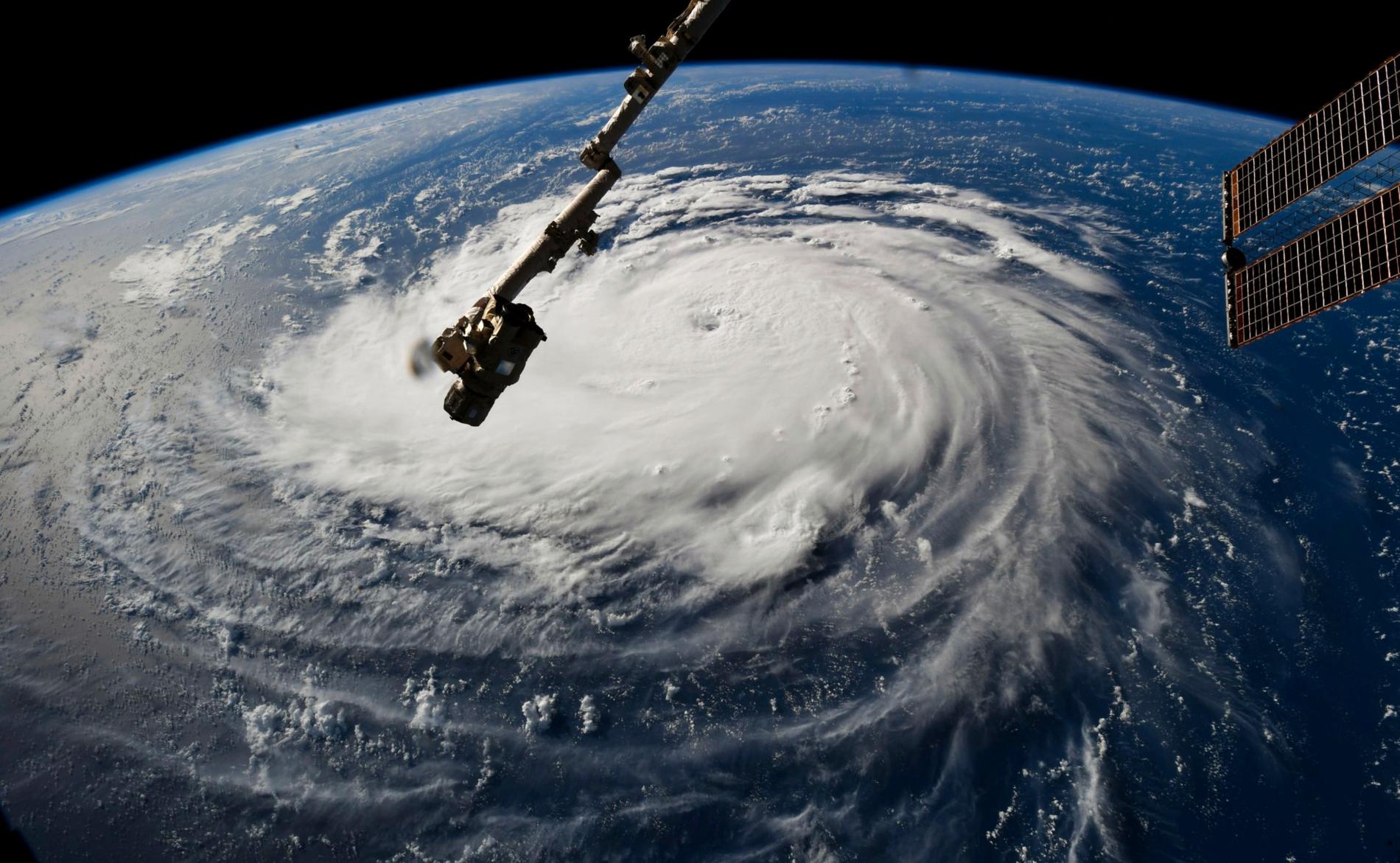 Orkanen Florence är på väg att dra in över USA:s östkust.