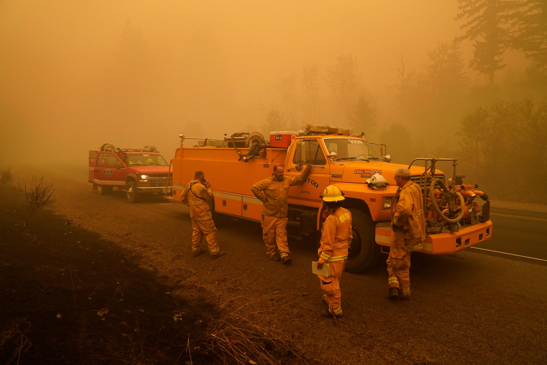 Mer än 3 800 kvadratkilometer land har brunnit i Oregon under de senaste fem dagarna. 