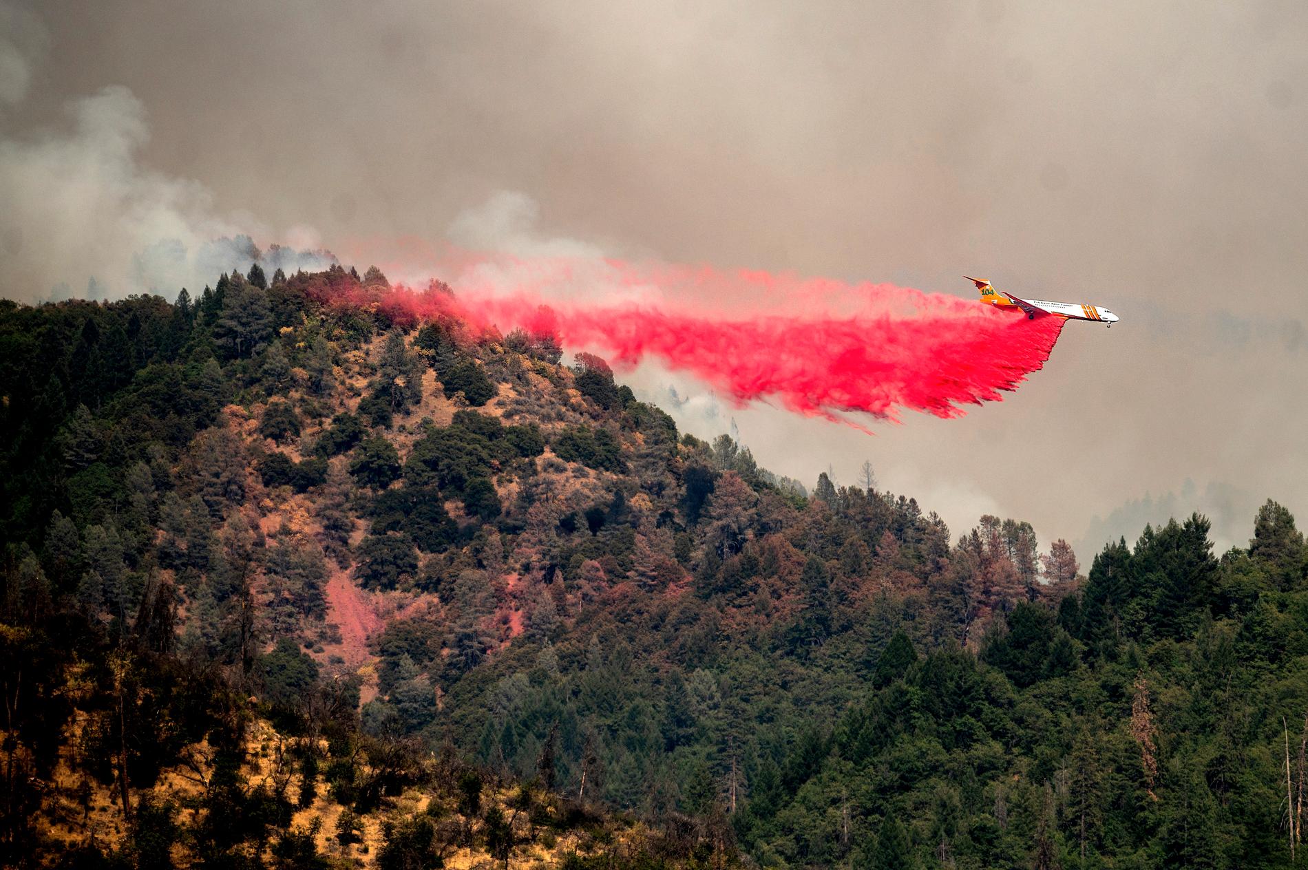 Flygbekämpning av bränder i Kalifornien