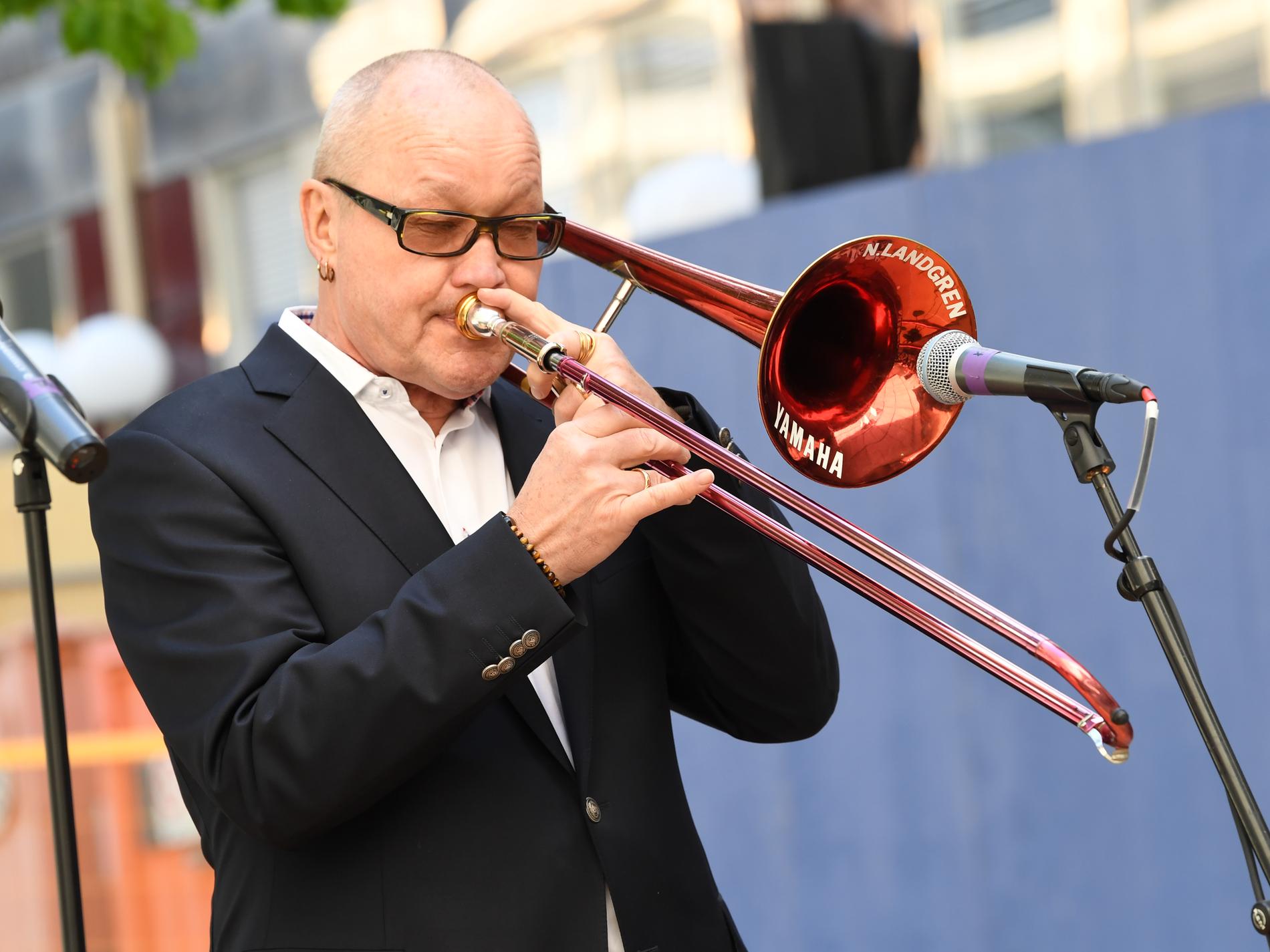 Trombonisten Nils Landgren. Arkivbild.