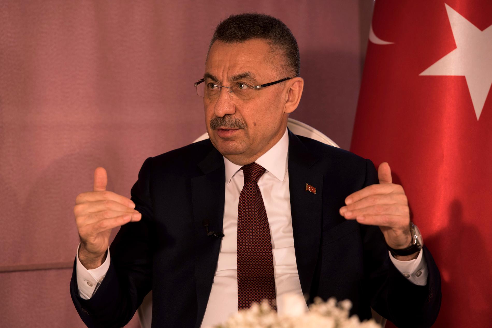 Turkiets vicepresident Oktay. 