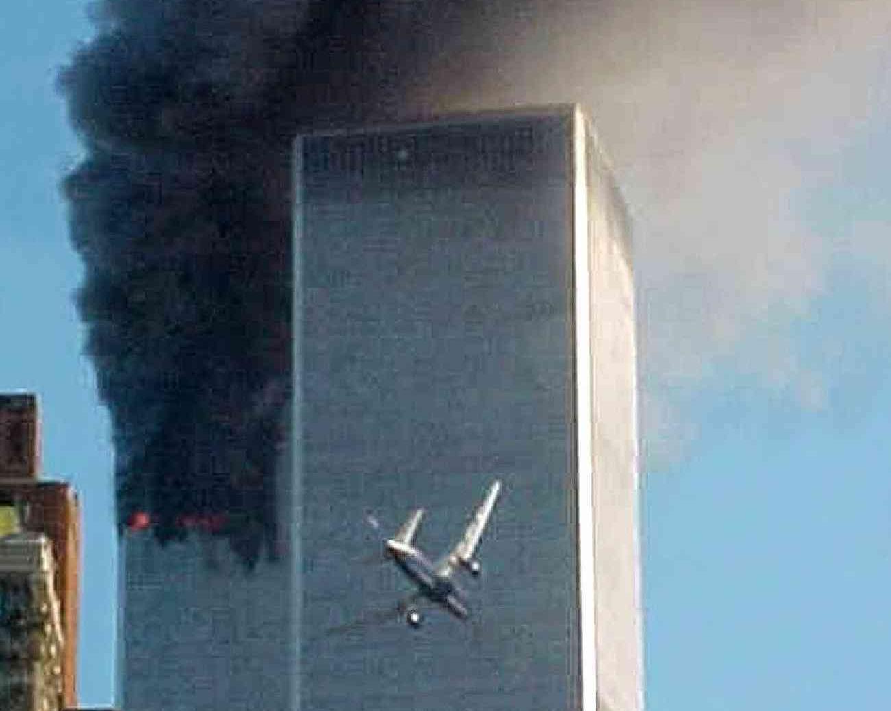 Terrorattacken mot World Trade Center i USA 11 september 2001.