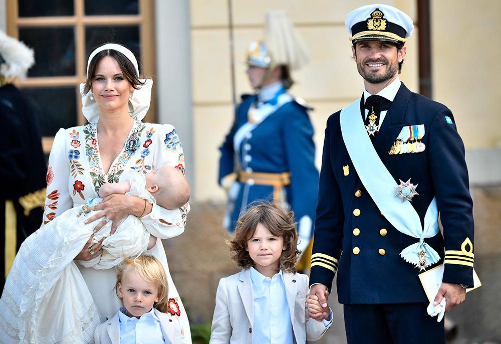 Prins Carl Philip och prinsessan Sofia har tre söner: Alexander, Gabriel och Julian. 