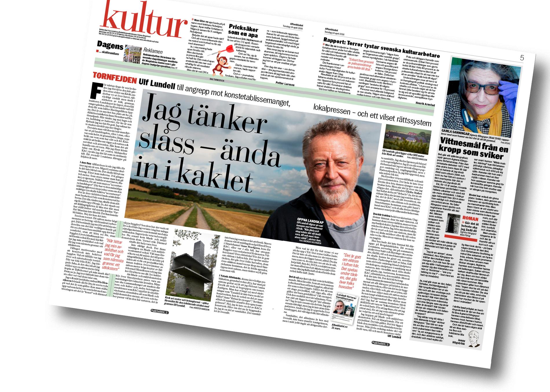 Aftonbladet kultur 14 april