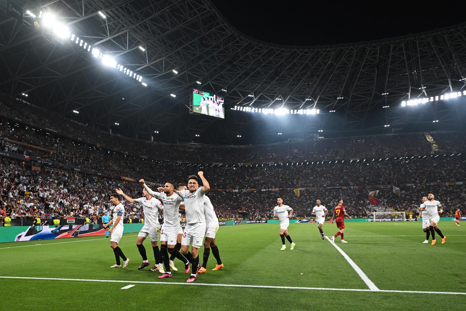 Sevilla är mästare i Europa League efter seger mot Roma.