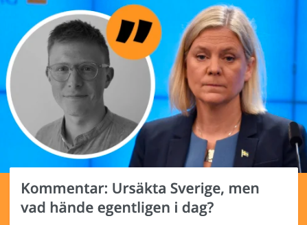 Finska Yle frågade vad som egentligen hände i Sverige. 