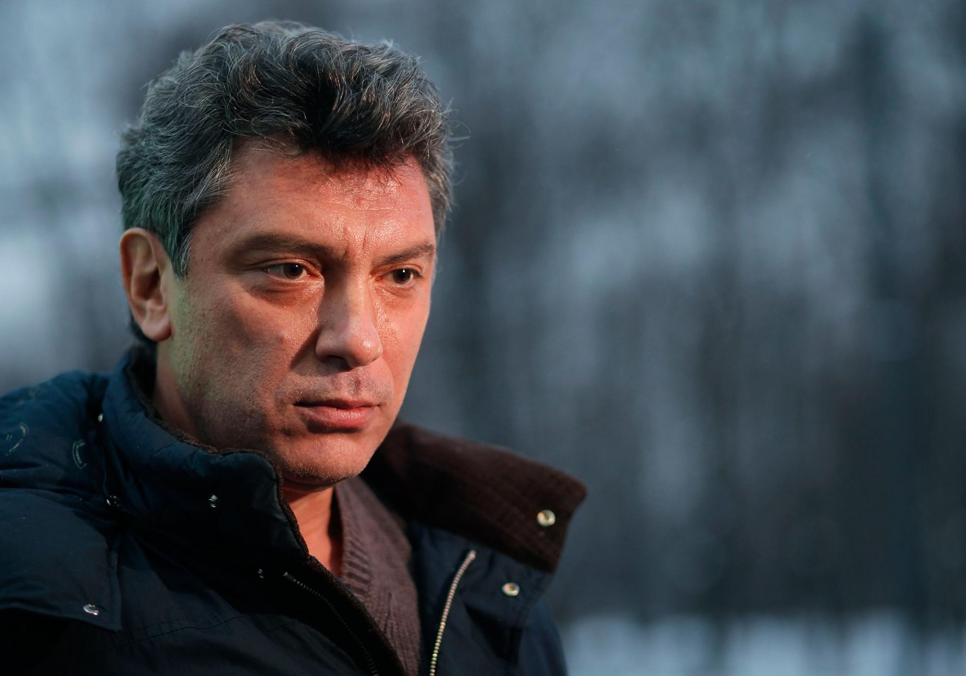 Boris Nemtsov, oppositionsledare, mördades i februari 2015