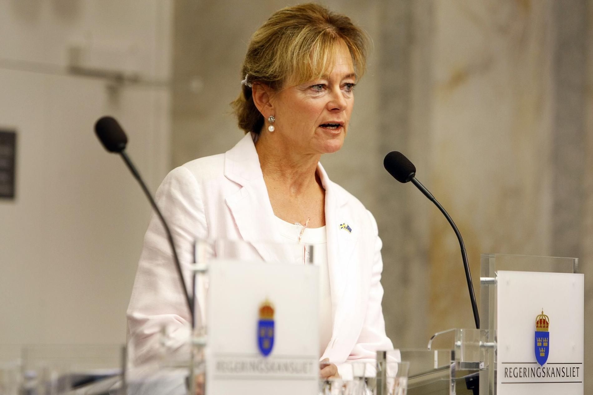Lena Adelsohn-Liljeroth, (m) Kultur- och idrottsminister.
