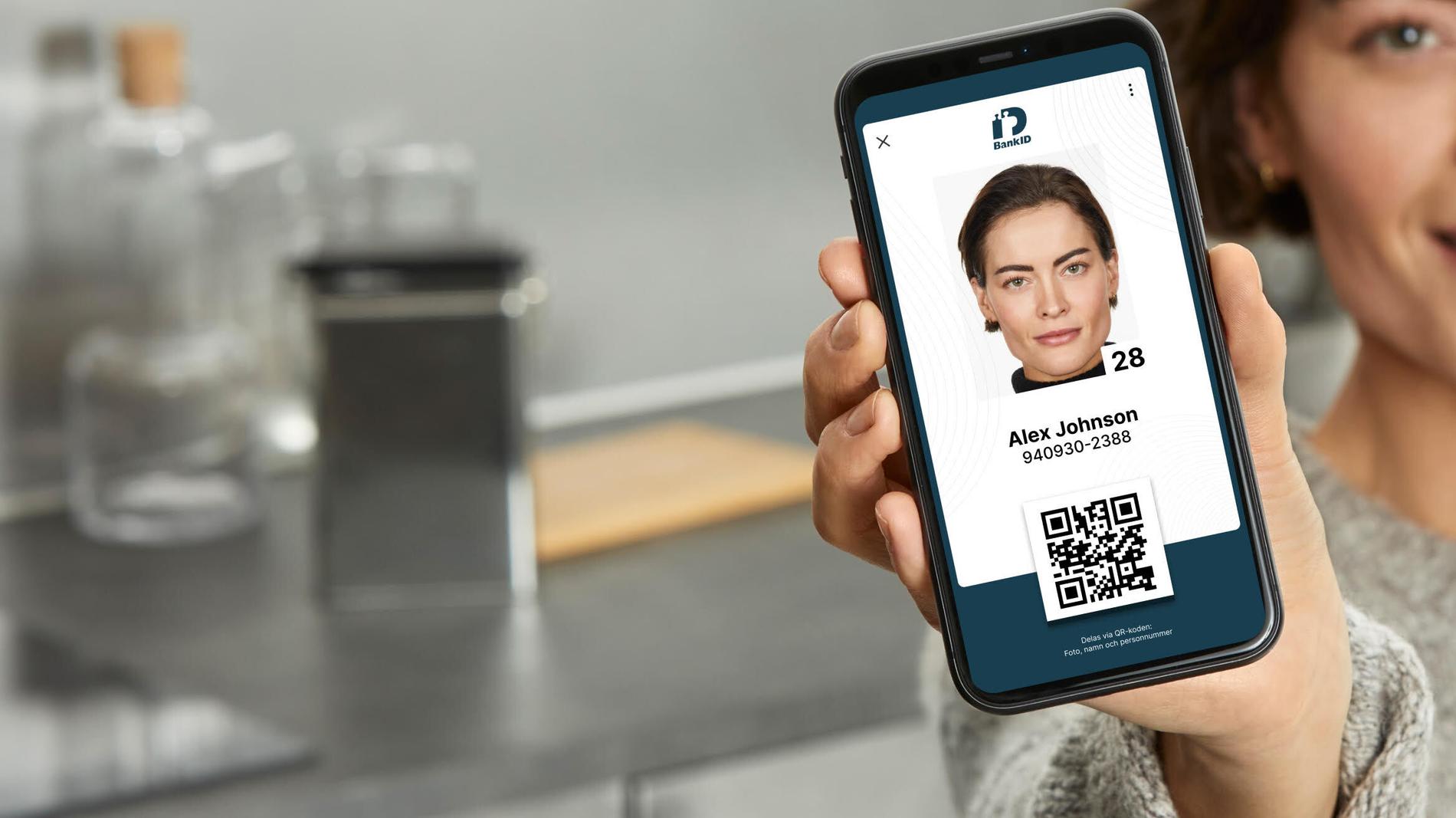 Digitalt id-kort i Bankid-appen är kopplat till pass eller nationell id-handling.