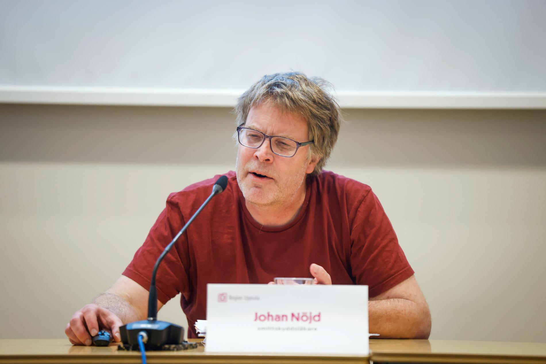 Johan Nöjd, smittskyddsläkare i Uppsala.
