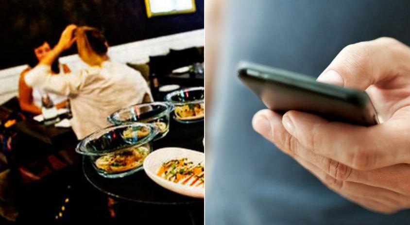 Restaurangen erbjuder gästerna att lämna ifrån sig sina telefoner.