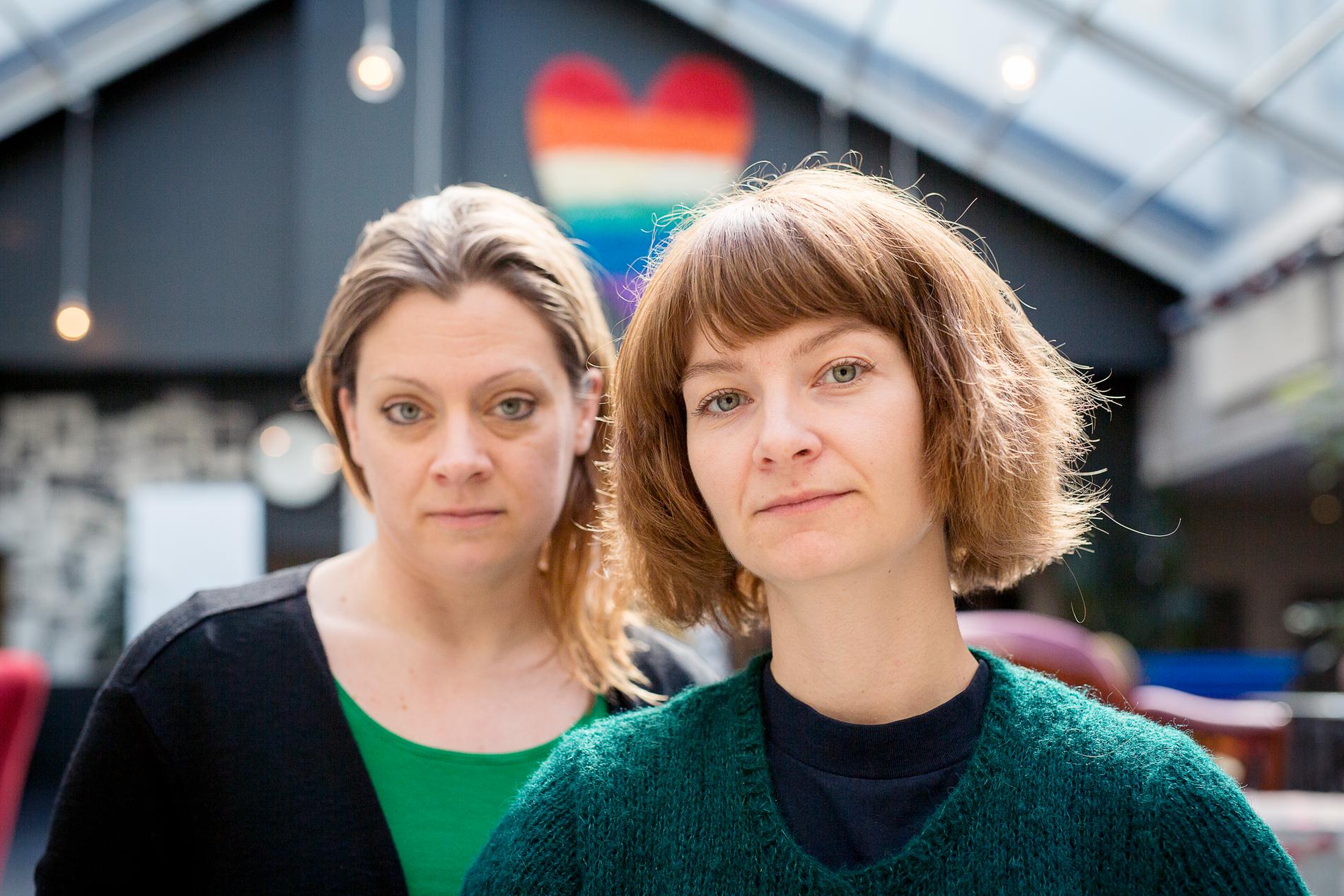 Veronica Hulthén och Anna Nordqvist driver Hbtqfamiljer.se på RFSL Stockholm, ett projekt för att informera och ge rådgivning till hbtq-personer som är eller vill bli föräldrar.