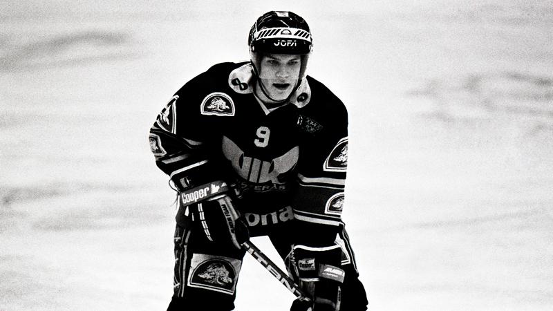 Nicklas Lidström i början av sin sagolika karriär - i Västerås 1988.