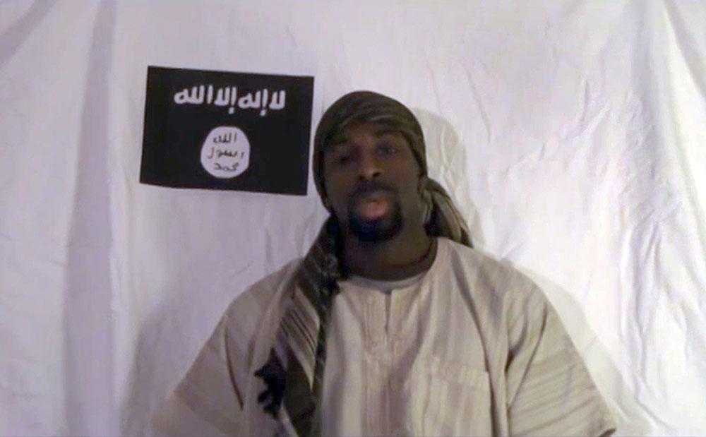 De gripna misstänkts ha hjälpt Paristerroristen Amedy Koulibaly.