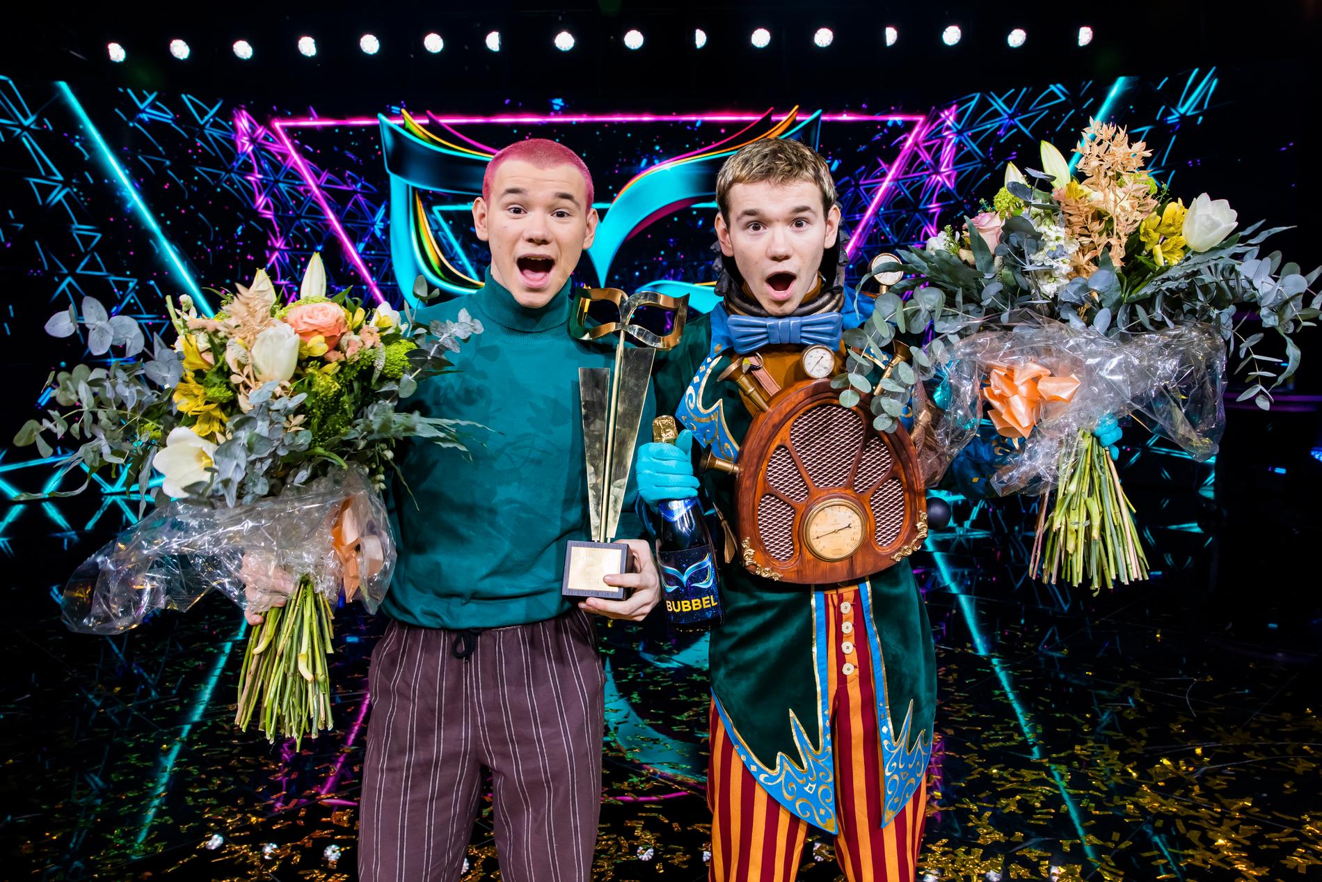 Martinus och Marcus Gunnarsen, den norska duon Marcus & Martinus, tog hem segern i ”Masked singer” 2022.