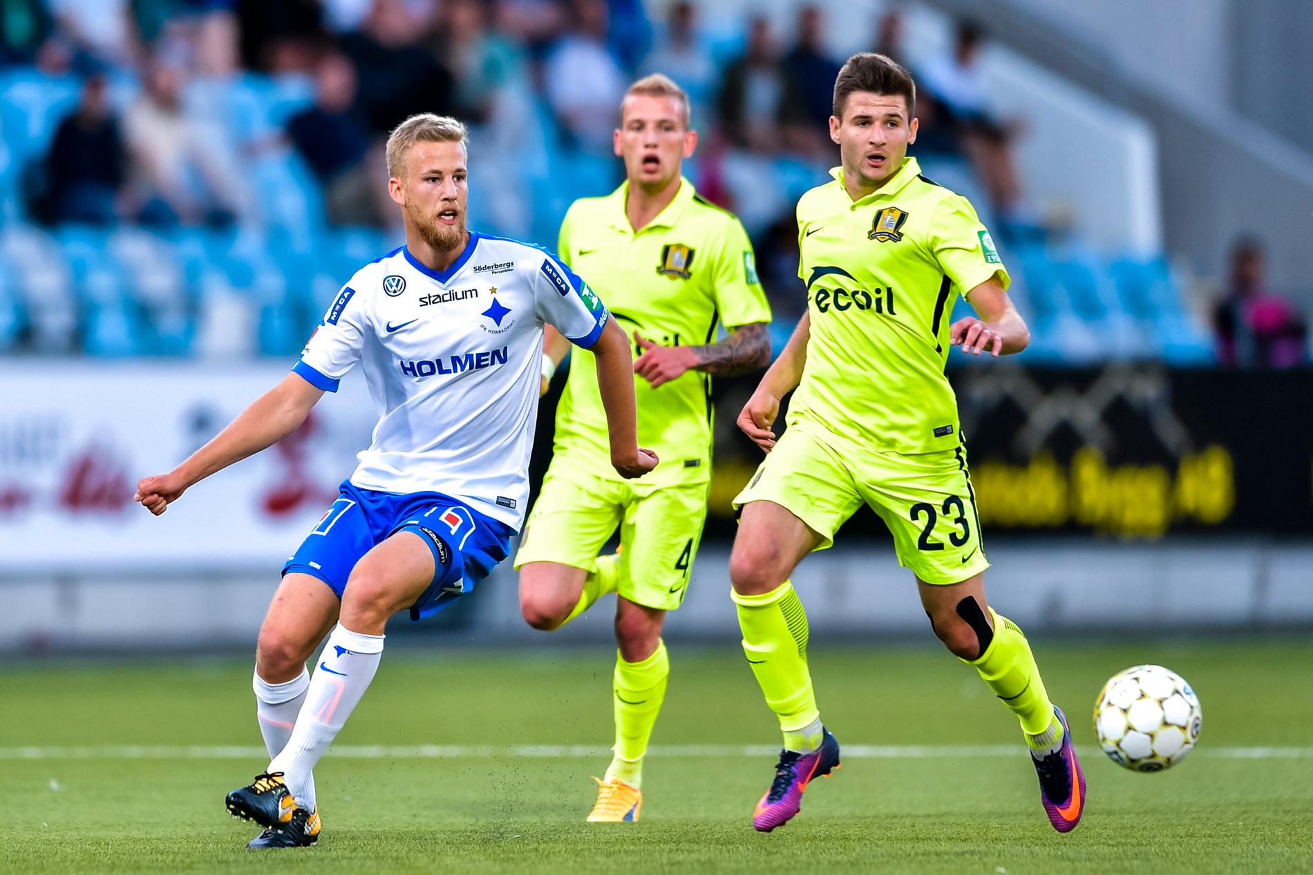 Filip Dagerstål i första EL-kvalmötet mot FK Trakai