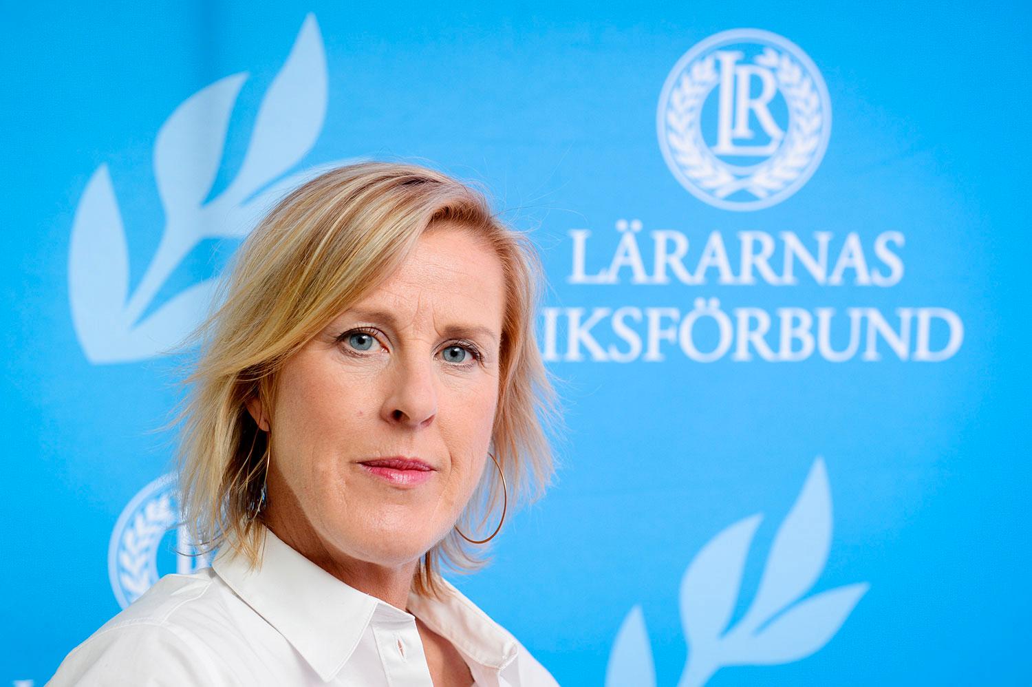 Åsa Fahlén, ordförande i Lärarnas riksförbund.