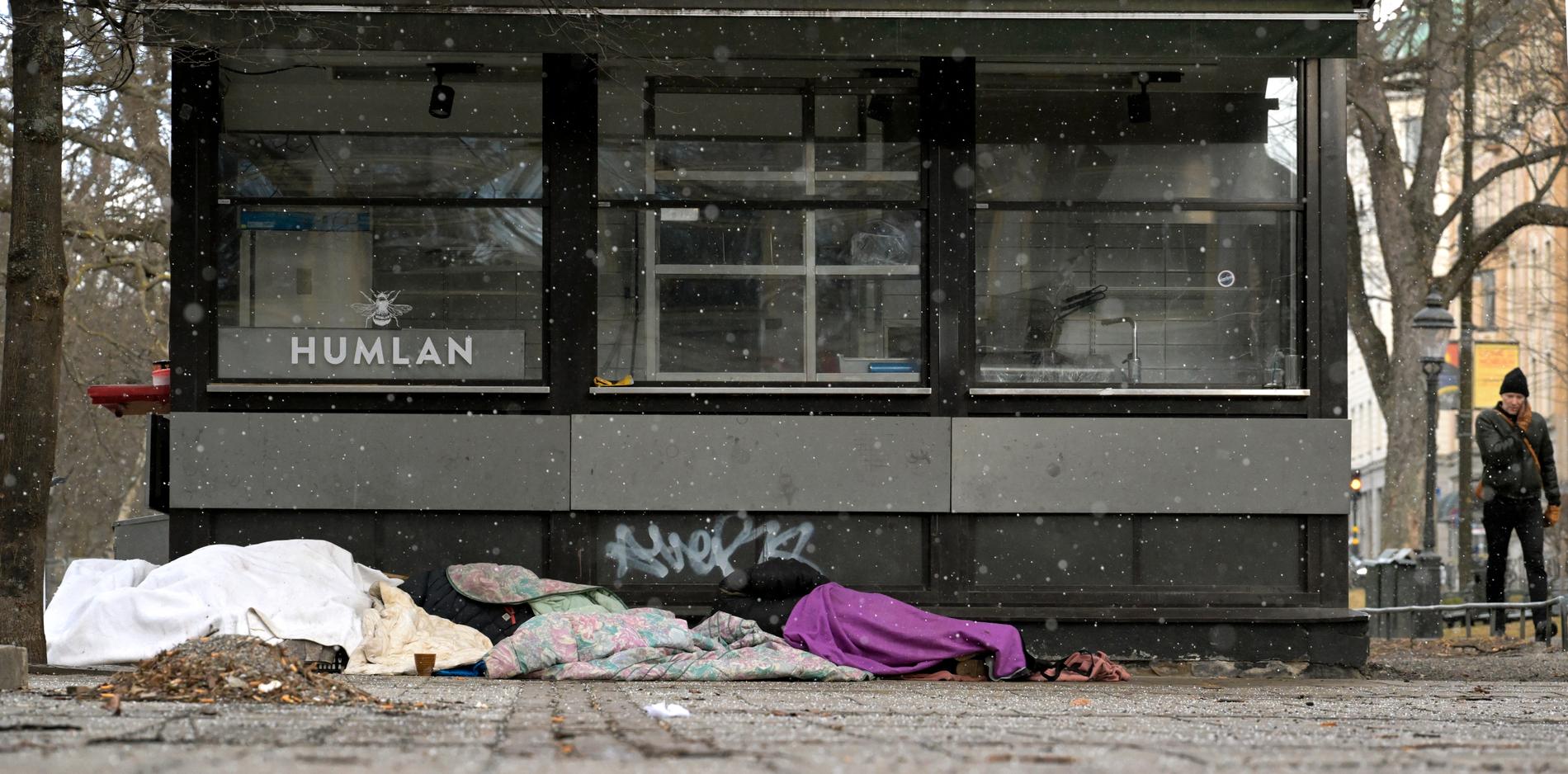 Fler hemlösa dyker upp hos hjälporganisationerna.