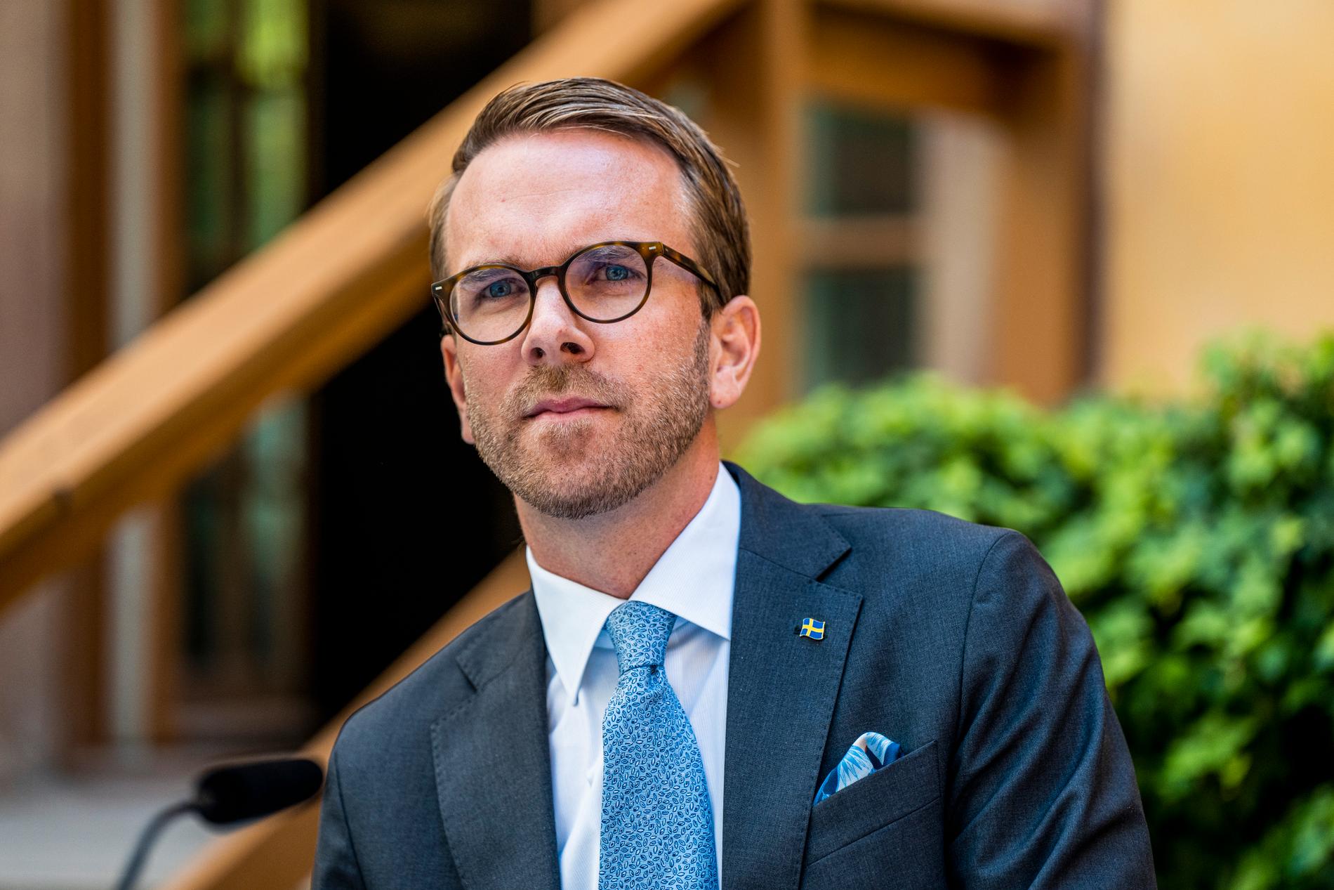Andreas Carlson, Sveriges infrastrukturminister.