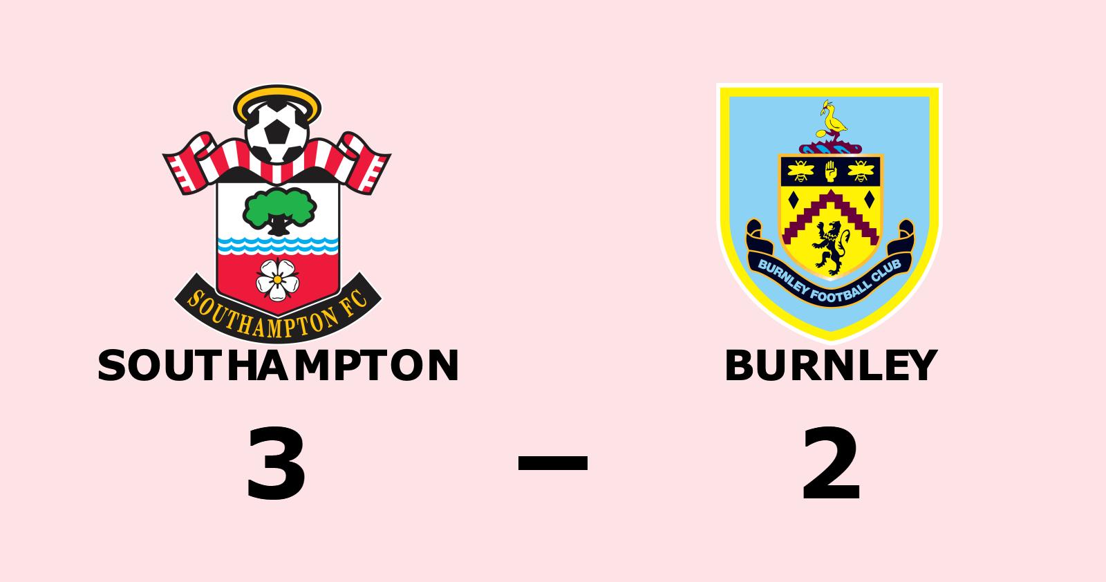Southampton vann uddamålsseger mot Burnley