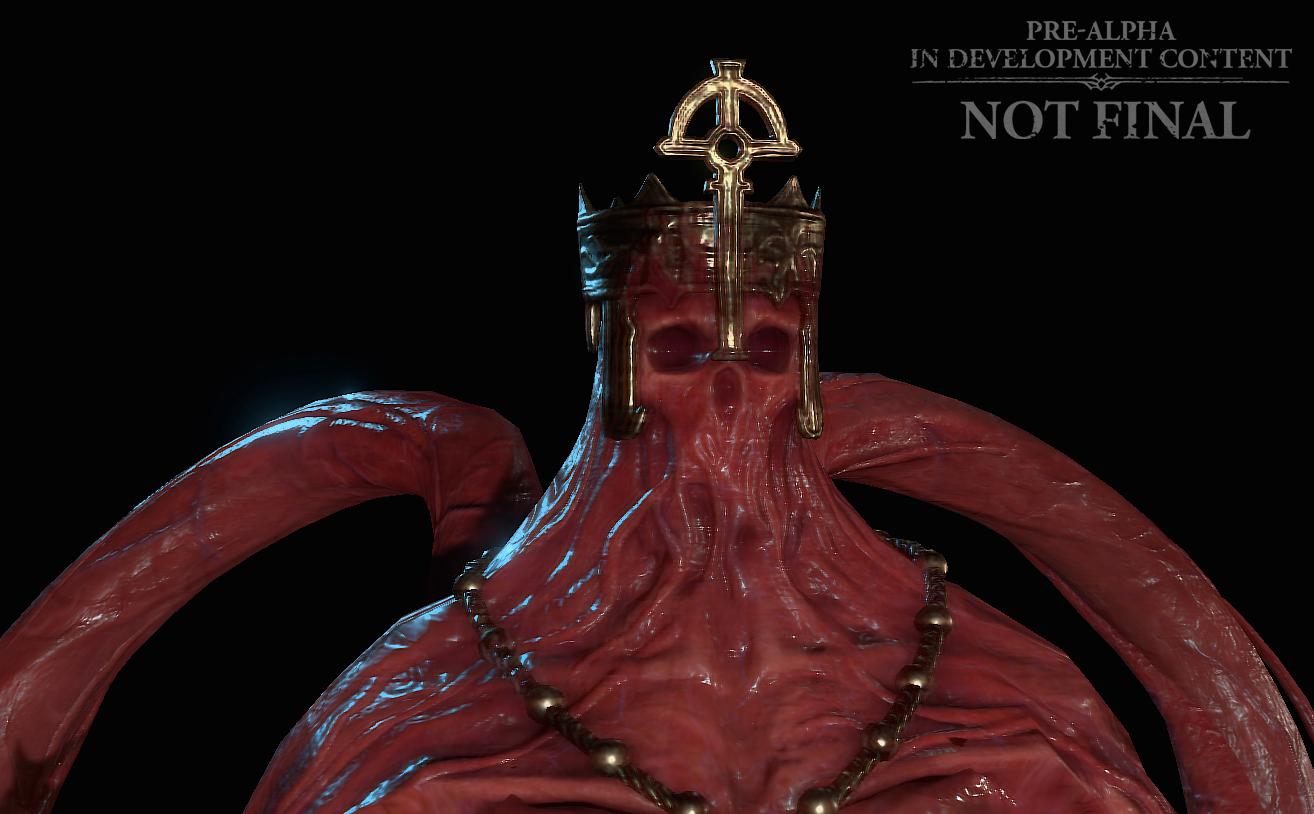 ”The blood bishop” är ett nytt monster i spelet som visas upp.