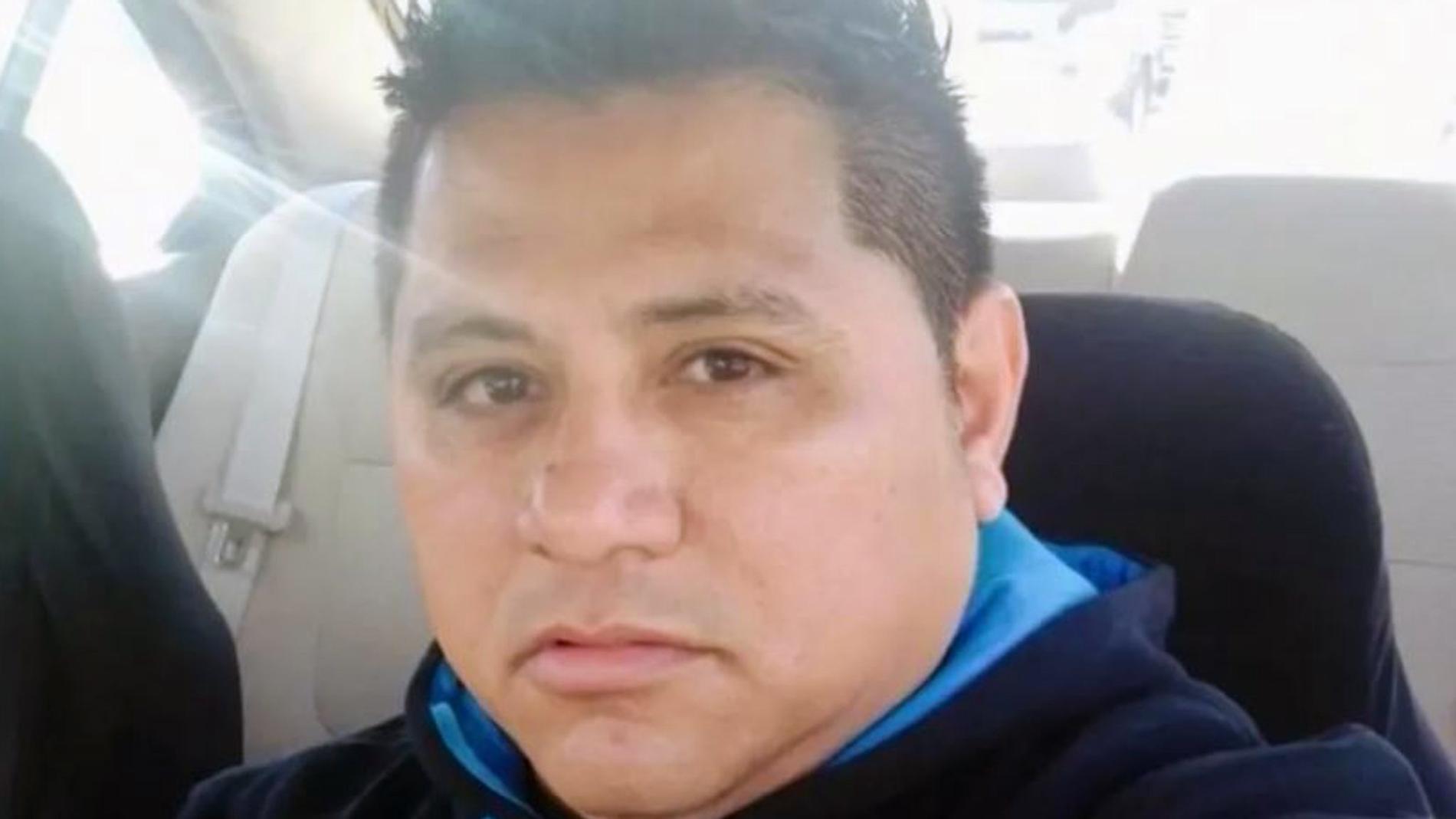 Trebarnspappan Miguel, 49, saknas efter brokatastrofen. 