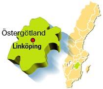 Storlek: 9 979 km2. Invånarantal: 410 757. Största stad: Linköping. Landskapsblomma: Blåklint.