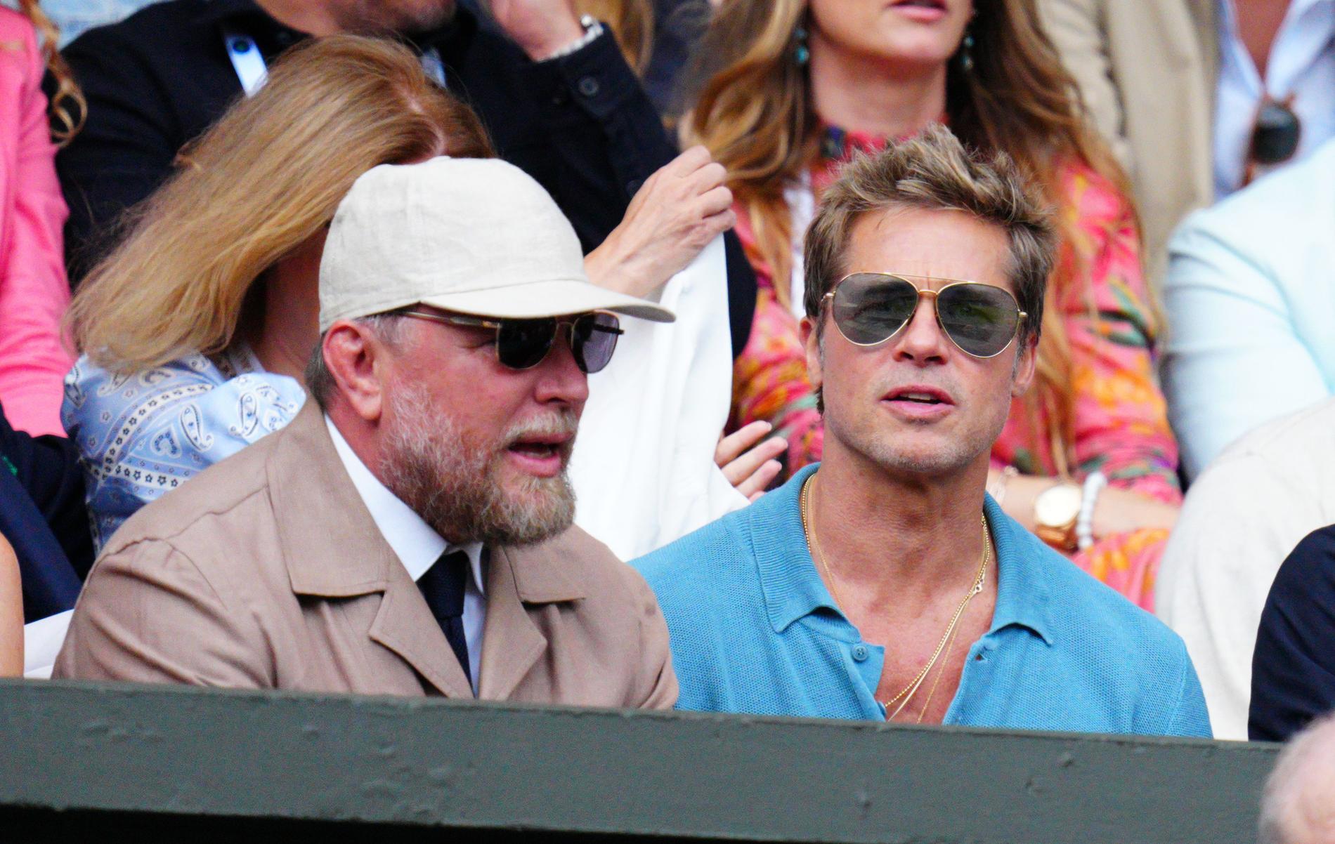 Guy Ritchie och Brad Pitt.