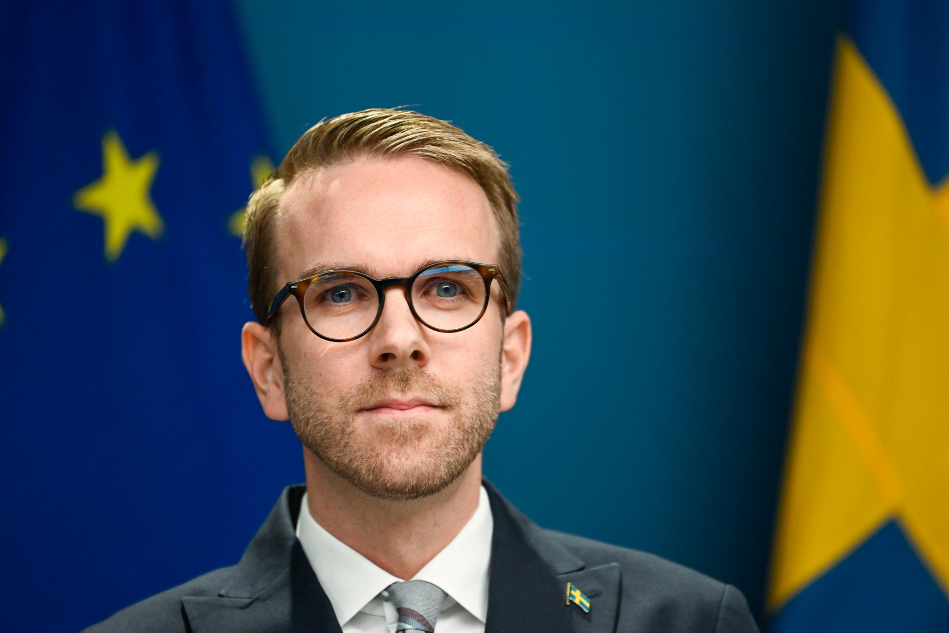 Infrastruktur- och bostadsminister Andreas Carlson (KD). Arkivbild.