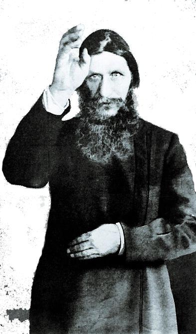 Rasputin, rysk helbrägdagörare. Mördades 1916.