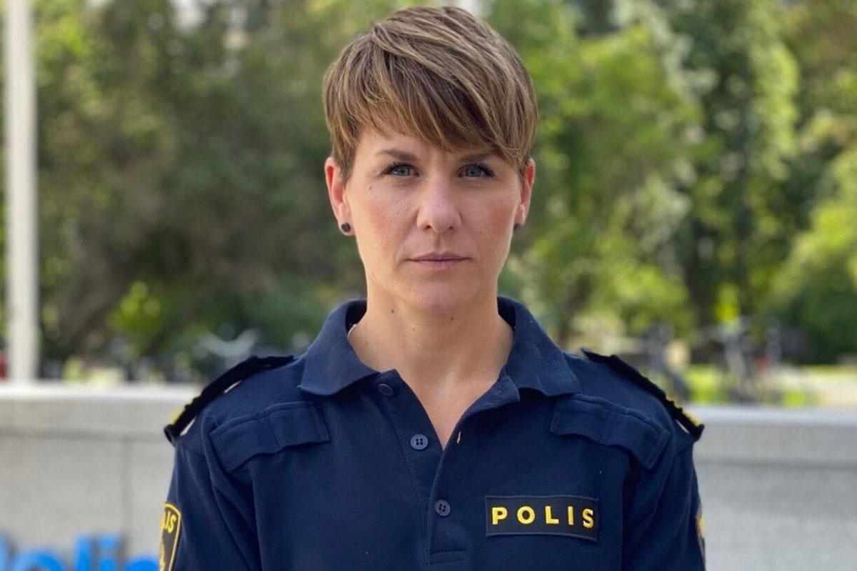 Jana De Geer, tillförordnad chef för polisens människohandelssektion i Stockholm.