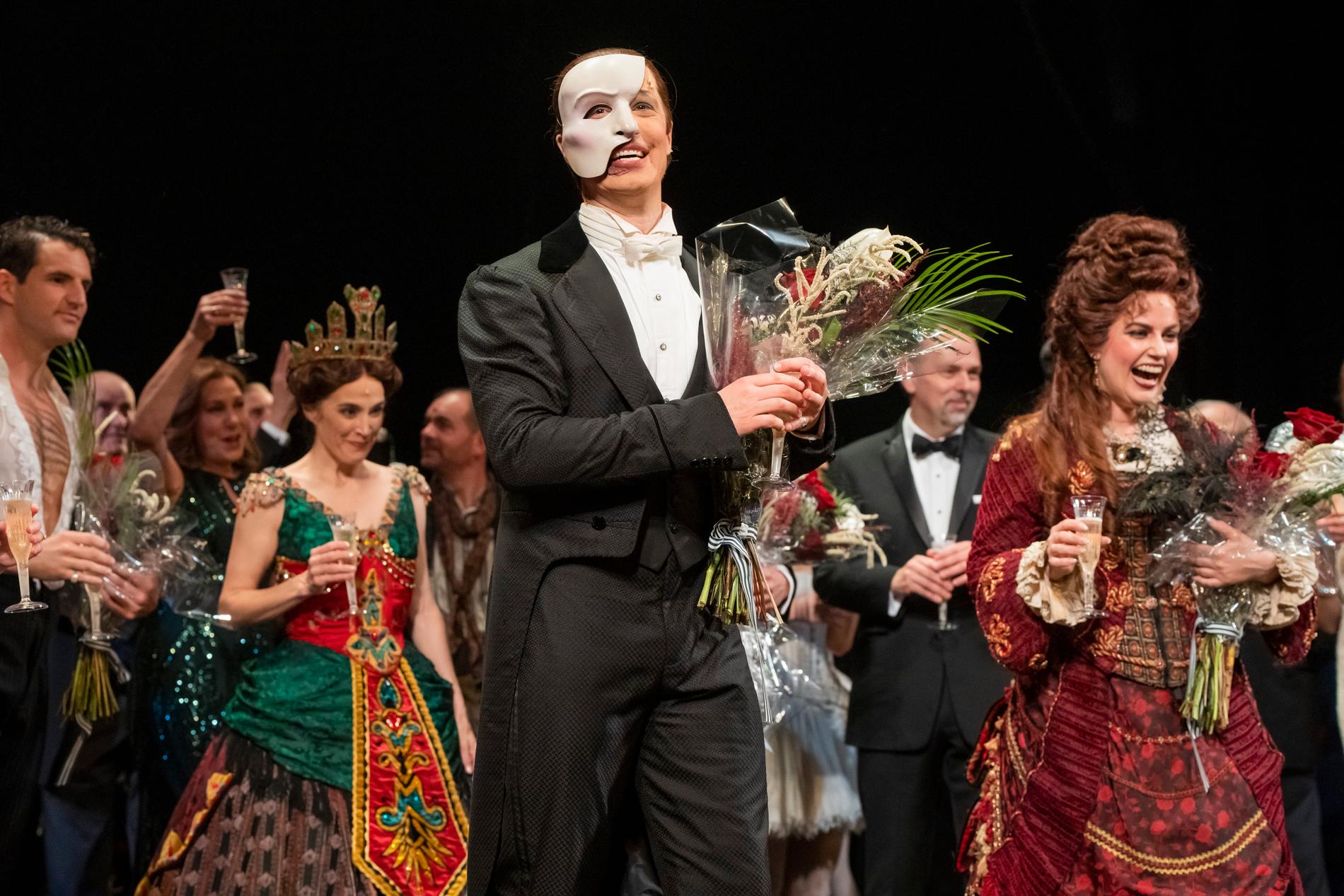 ”The phantom of the operas” finalföreställning på Broadway.