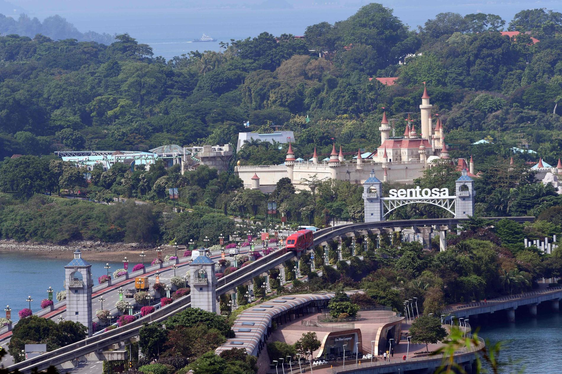 Kim Jong-un och Donald Trump ska träffas på lyxön Sentosa i Singapore. 