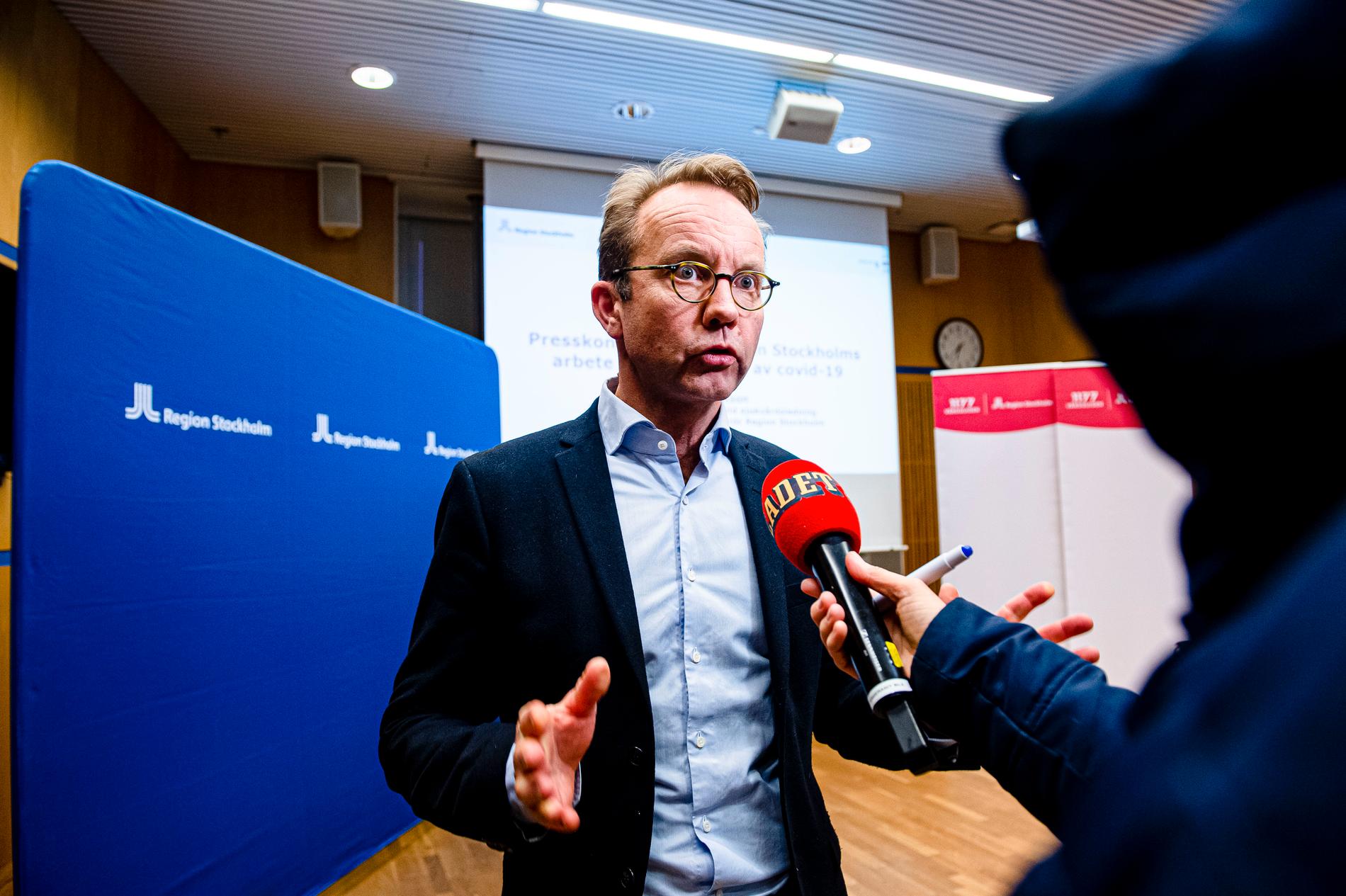 Hälso- och sjukvårddirektör Björn Eriksson, Region Stockholm.
