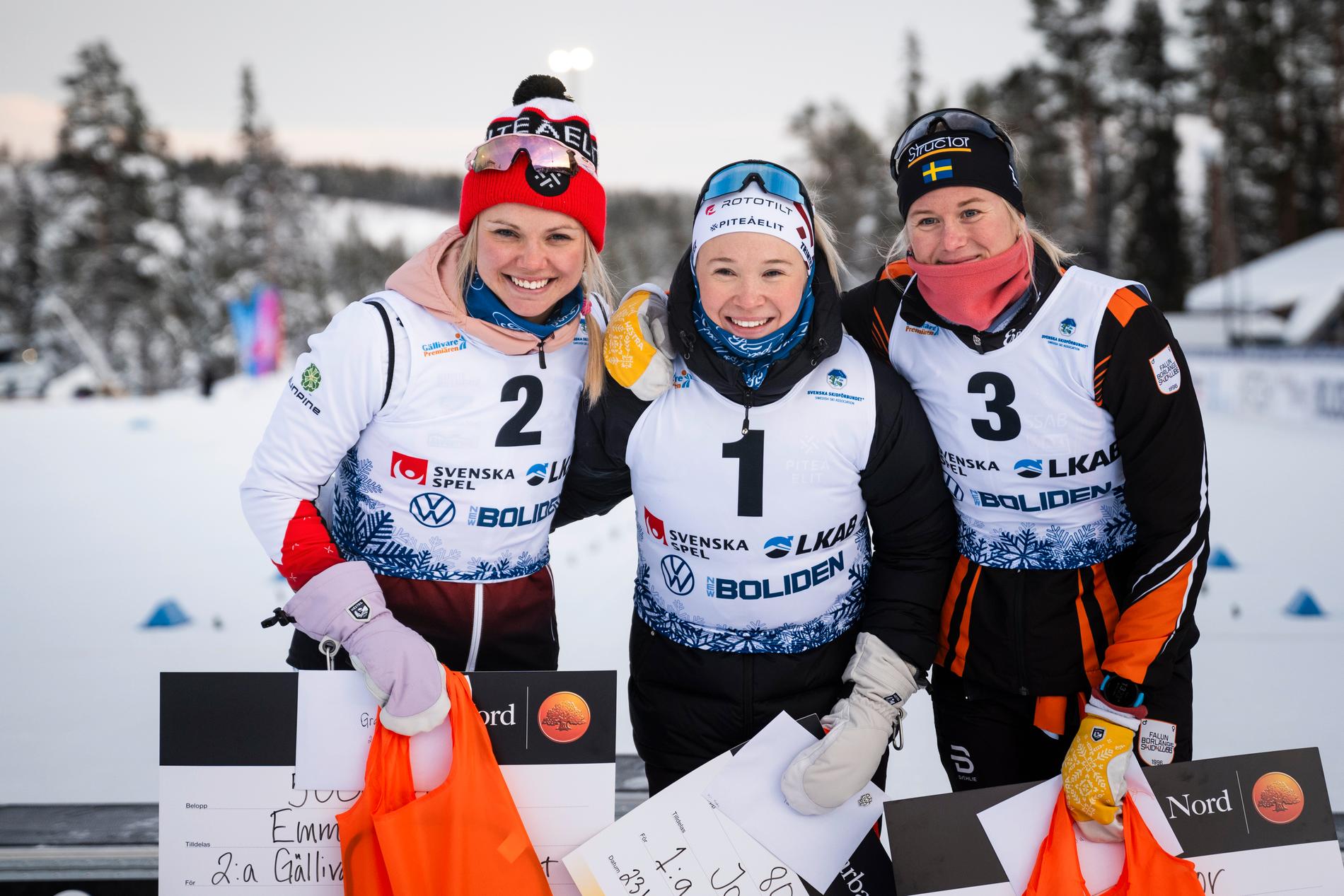 Maja Dahlqvist slutade trea.