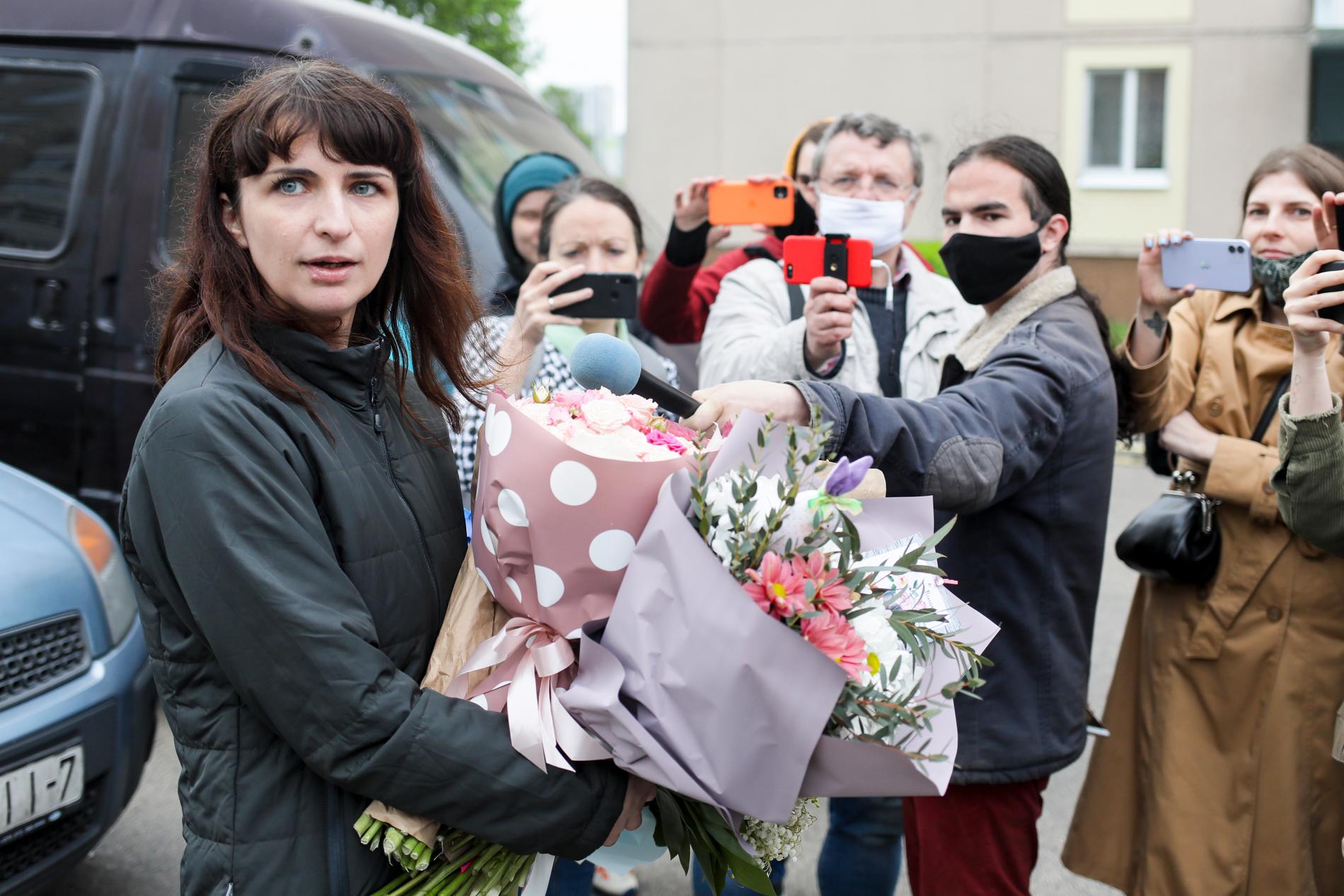 Den belarusiska journalisten Jekaterina Borisevitj fick ett fängelsestraff för ett reportage som hon hade skrivits. I maj släpptes hon fri.