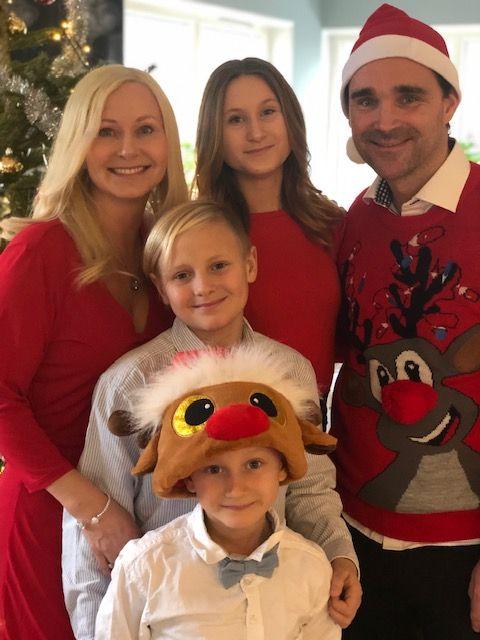 Familjen Liljeqvist firar jul.